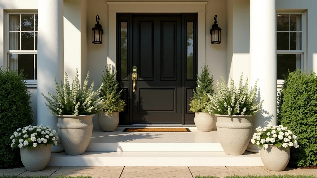 Front Porch Flower Pots & Planter Ideas