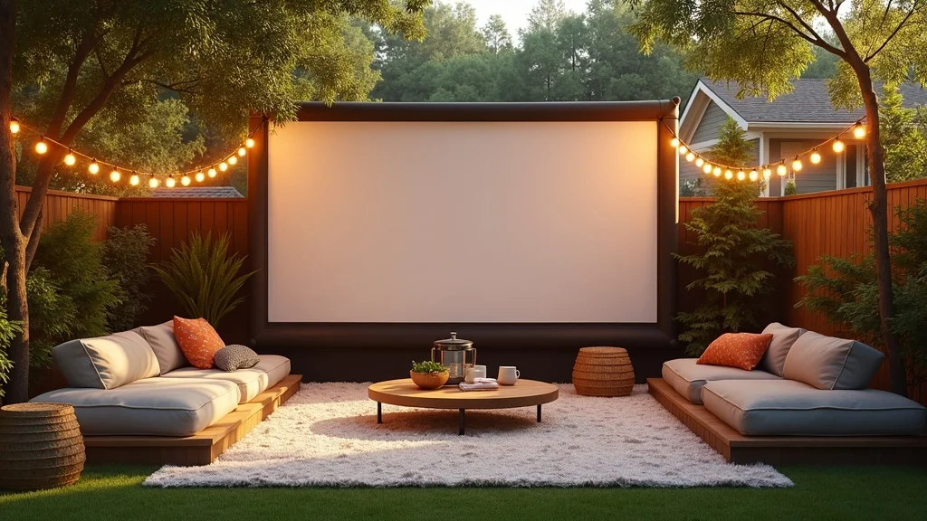 Outdoor Movie Night & Backyard Cinema DIY