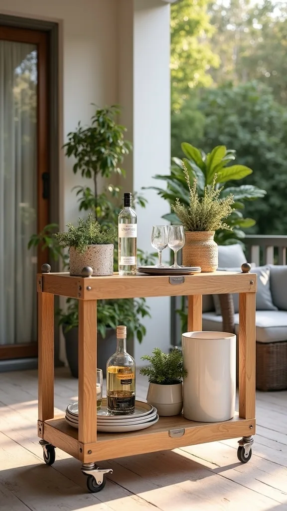 A mini “trash + recycling” setup that doesn’t ruin the look