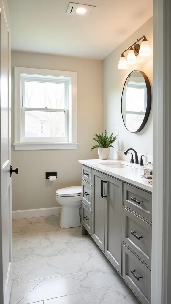 Copy the LVP + painted ceiling + egress window + cozy sectional formula