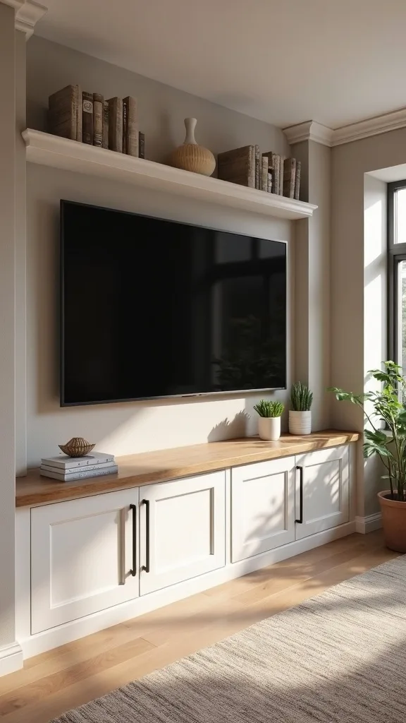 What’s the smartest way to create a media wall without custom built-ins?