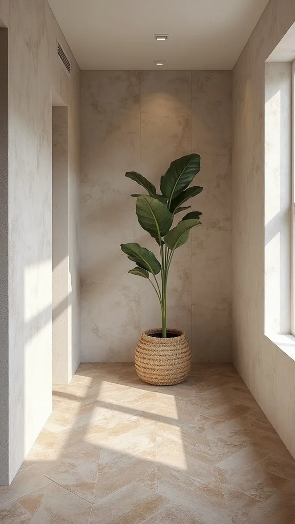 How do you make exposed foundation walls look finished on a budget?