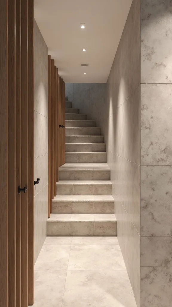 How can you add sound control so the basement feels calmer?