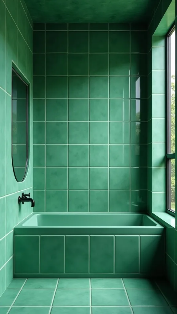 How do you add color if you’re not ready for green tile?