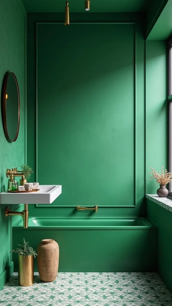 How can you bring in vintage without making emerald feel old-fashioned?