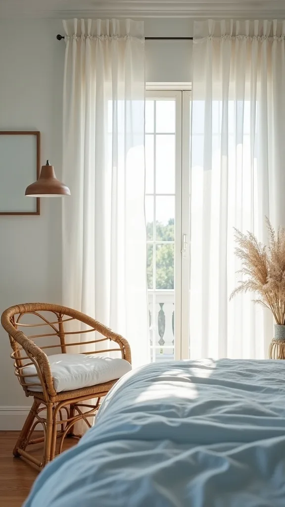 Add a second sheer layer for privacy without blocking airflow