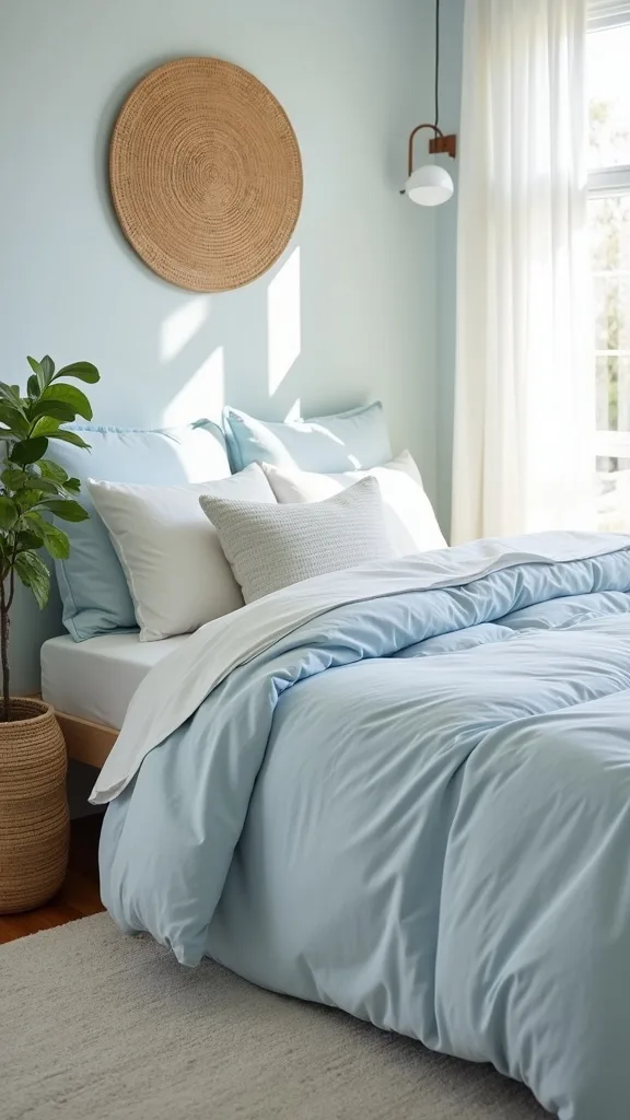Swap heavy bedding for breathable layers (without buying a whole new set)