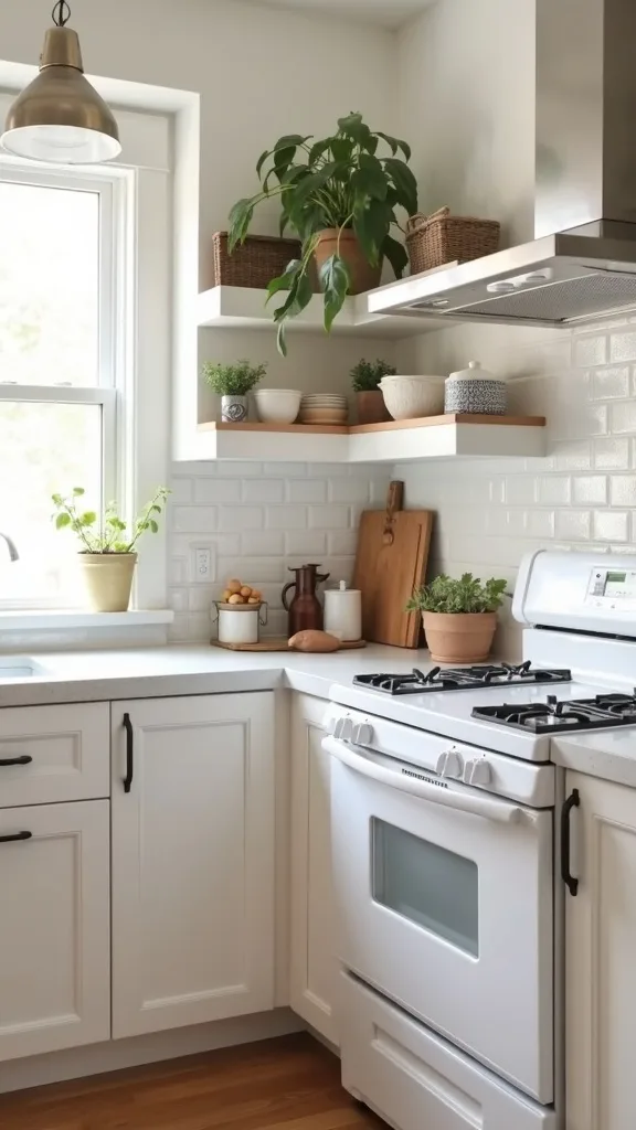 What’s a late-summer color palette that makes a kitchen feel cooler?