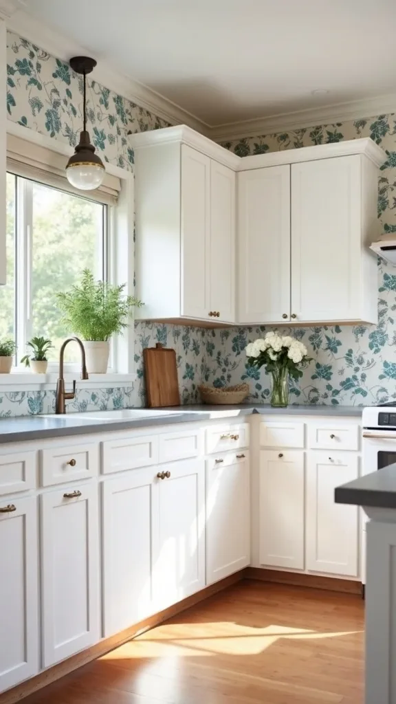 Can peel-and-stick wallpaper work in a kitchen?