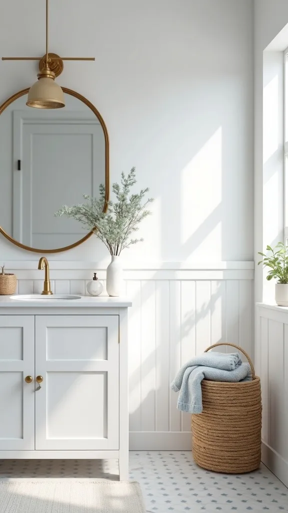 Pick a tight color recipe: navy, white, and one sandy neutral