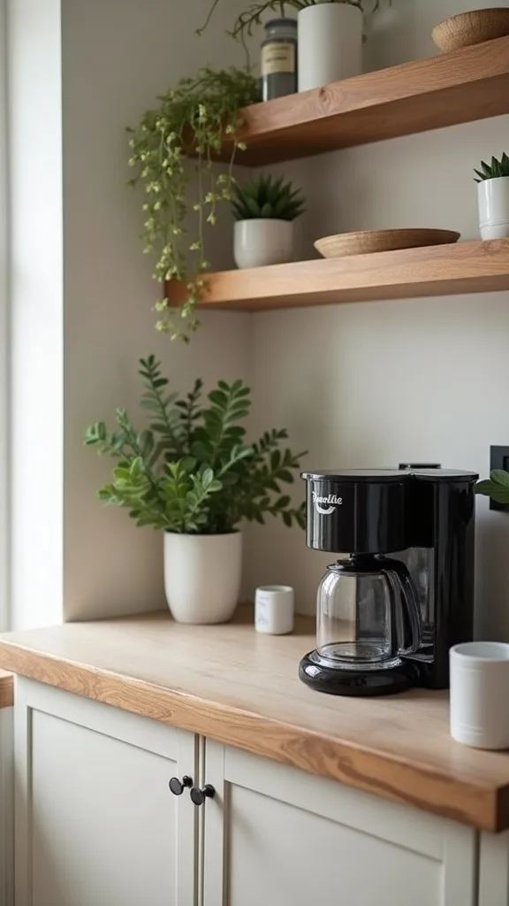How do you hide coffee cords and still keep things safe?