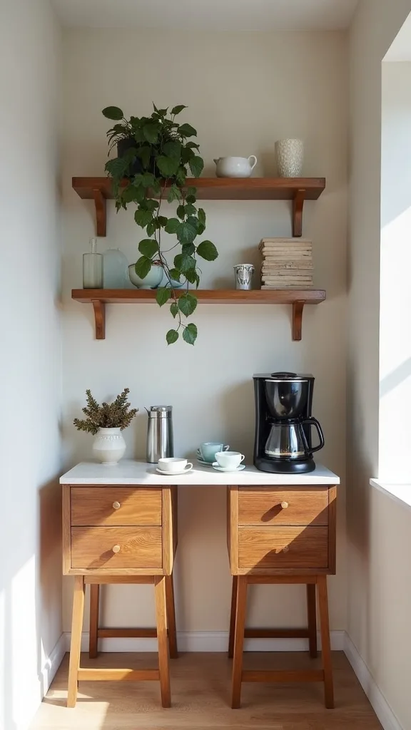 How do you make a coffee station feel like part of your decor, not an appliance parking lot?
