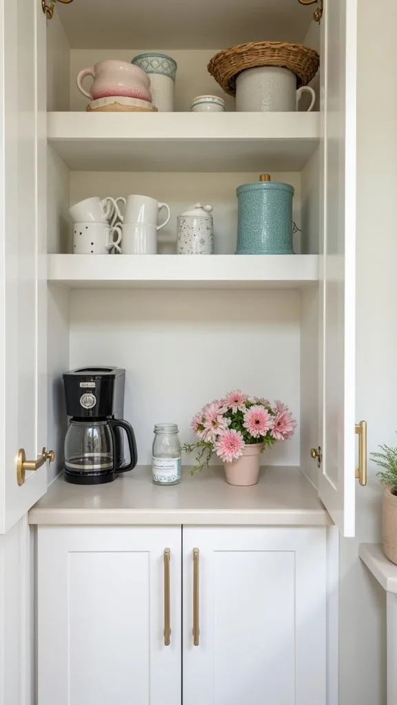 How do you organize mugs without filling cabinets?