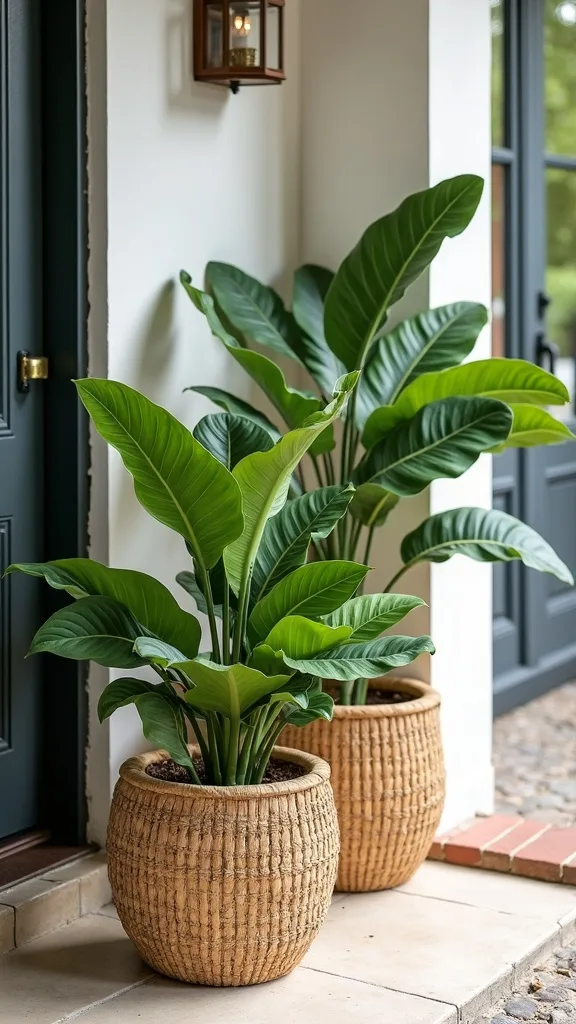 The “Entry Moment” Planter Pair That Makes Your Back Door Feel Styled