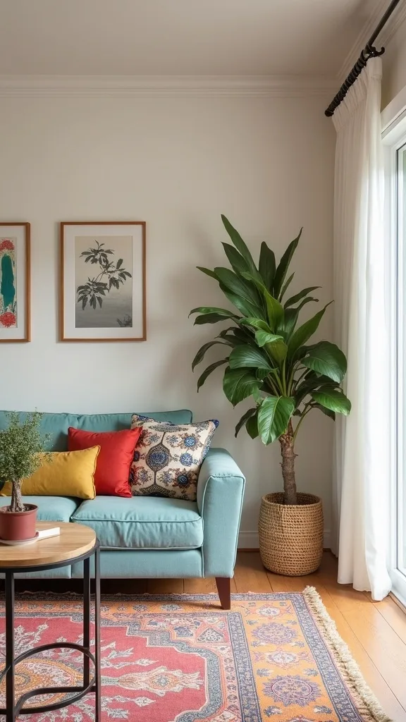 How do you add summer eclectic style without repainting?