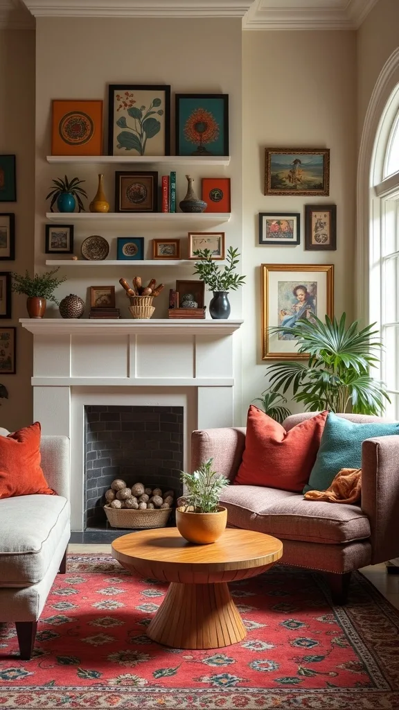 What’s a smart way to display collections (ceramics, records, travel finds)?