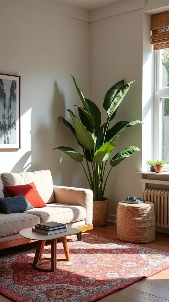 What’s the best rug choice for a collected look in summer?