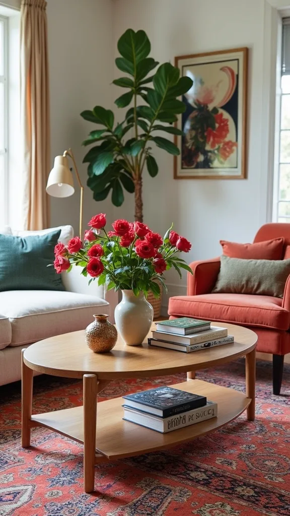 How do you style a coffee table with flea market finds (without overdoing it)?