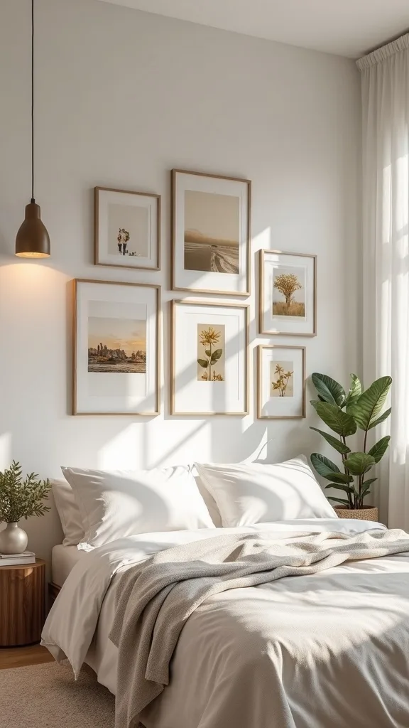 How do you space frames so it looks professional?