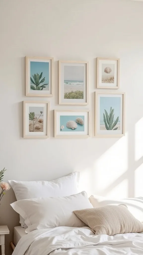 Picture wall idea: coastal summer vibe without buying seashell clichés