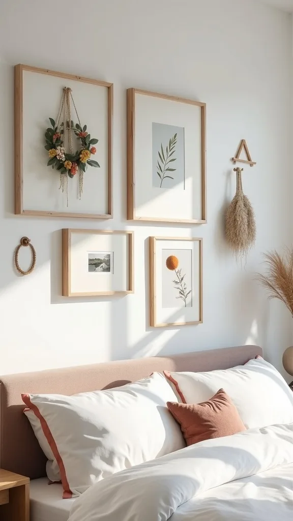 Gallery wall tutorial: the fastest hanging order that keeps everything level