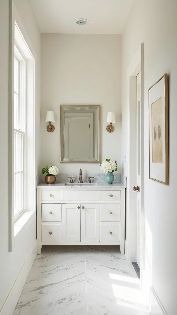 What paint colors make a converted garage look brighter (without feeling sterile)?