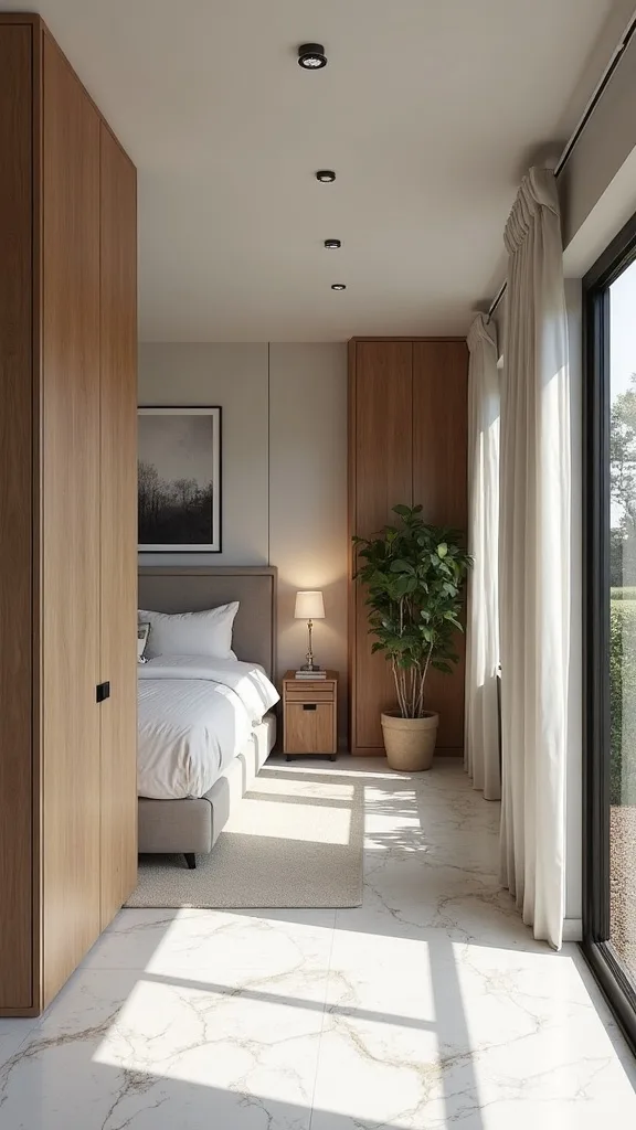How do you make a garage guest room feel like part of the house?