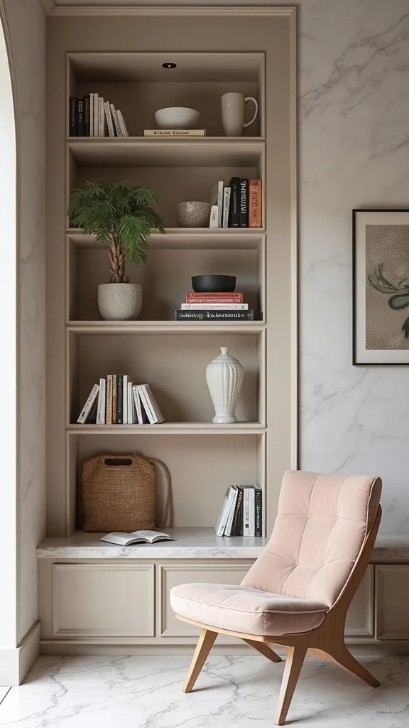 Where should you put outlets and cords so the nook doesn’t look messy?