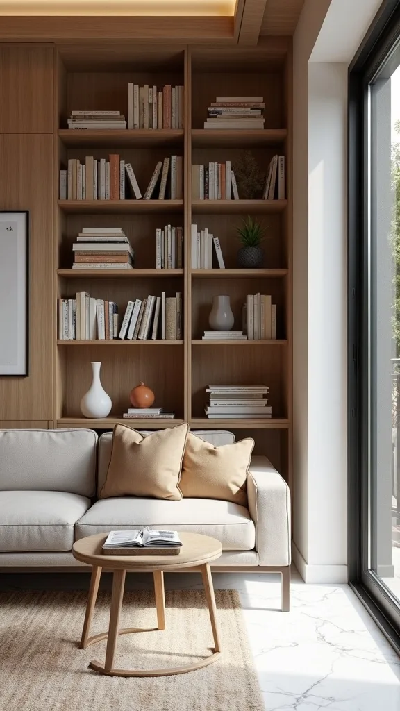 How do you make a garage library feel like part of the house?