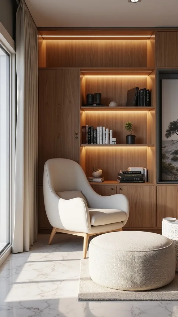 What’s the easiest garage layout for a reading nook that still lets you park?
