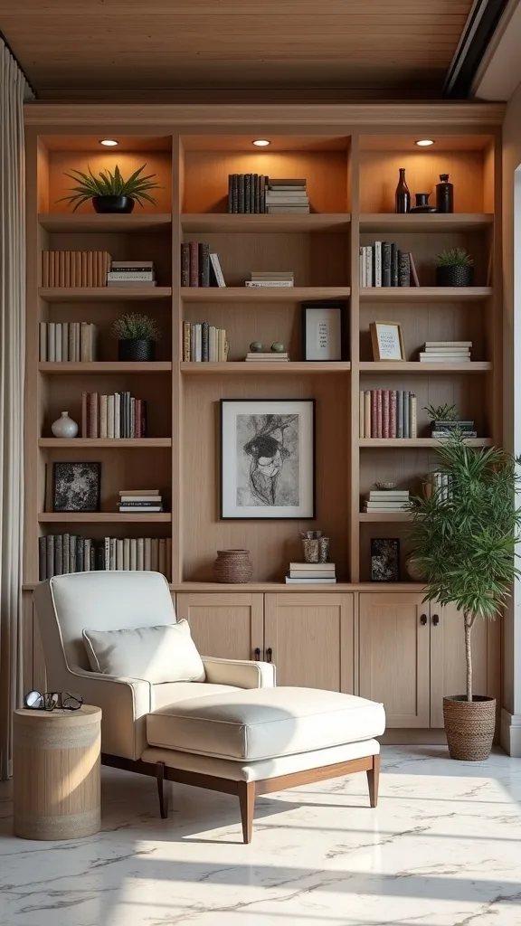What’s the one finishing touch that makes a garage library feel truly polished?