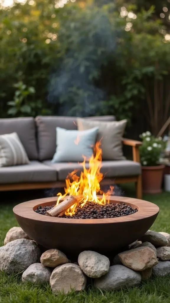 What’s a good fire pit option if I only have a tiny corner of outdoor space?