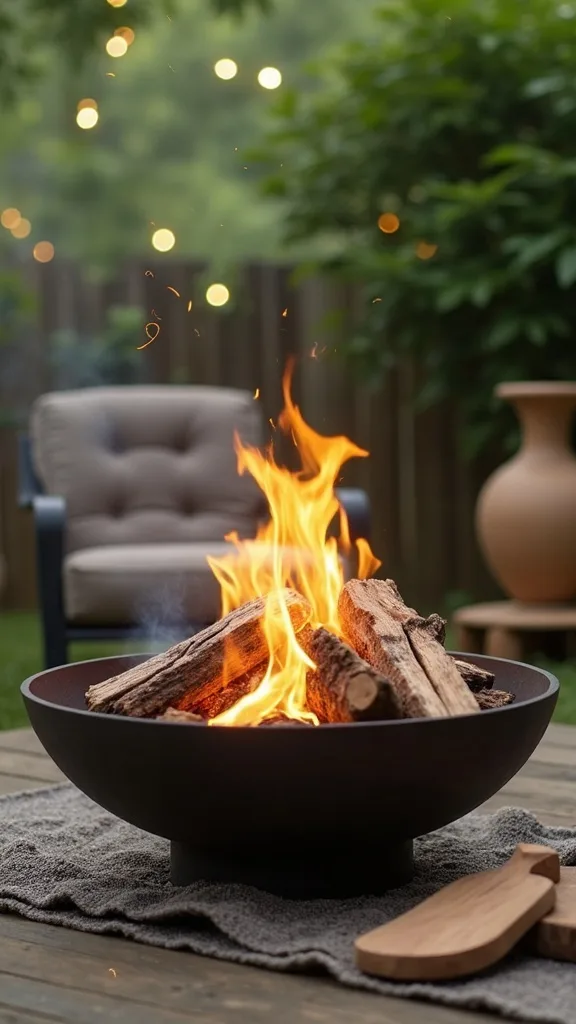 How do I make a portable fire pit I can store in a shed (or take camping)?