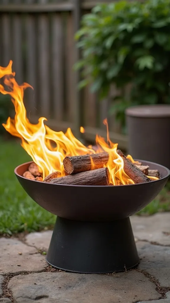 What should I avoid when building a cheap fire pit (so it doesn’t crack or tip)?