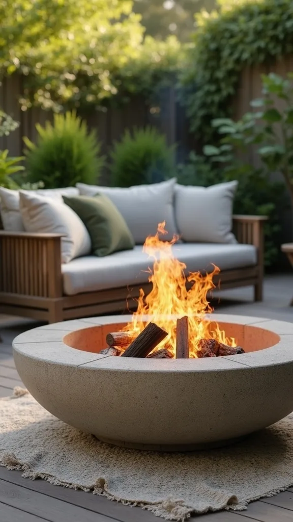 How can I build a no-dig fire pit for renters or HOA rules?