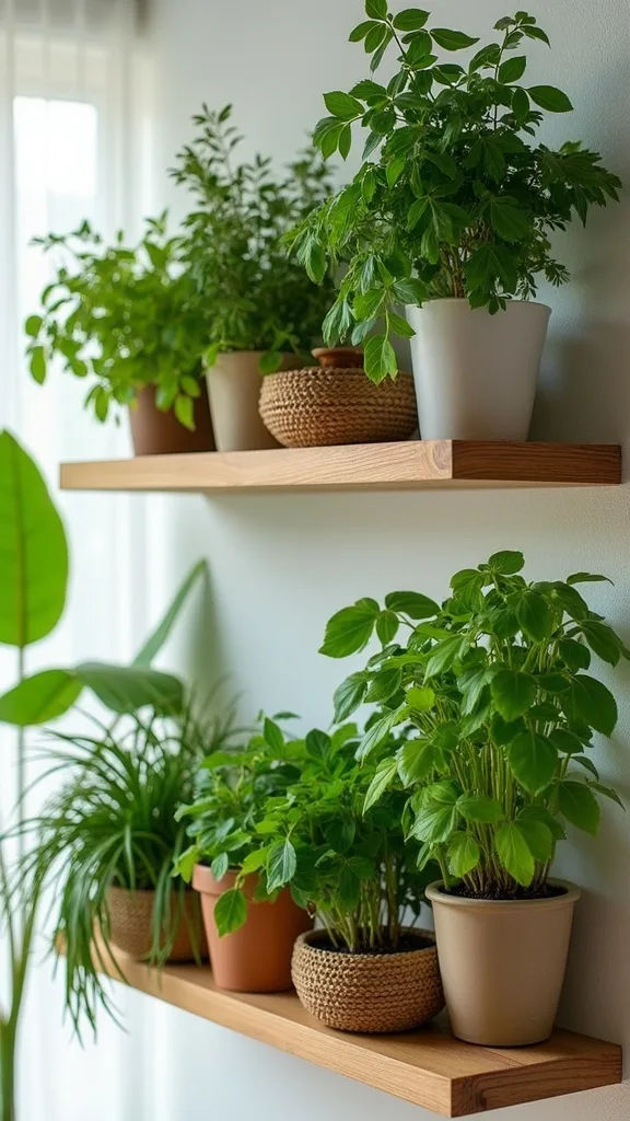 Is a shelf-based kitchen herb garden better than wall-mounted?