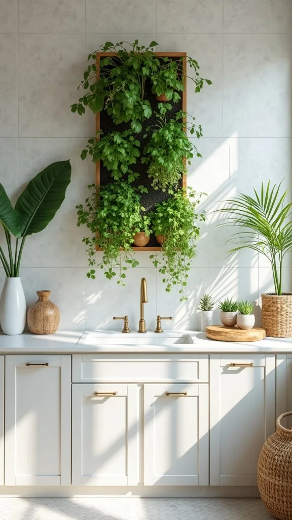 What’s the best backsplash material behind herbs (tile, stone, paint)?