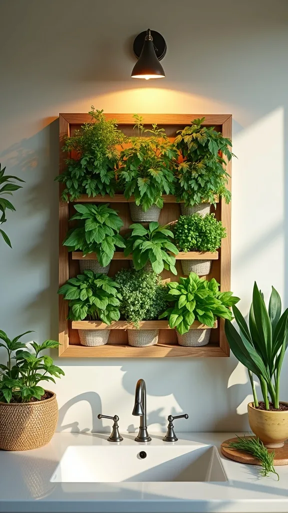 Can you grow herbs indoors in a kitchen with low natural light?