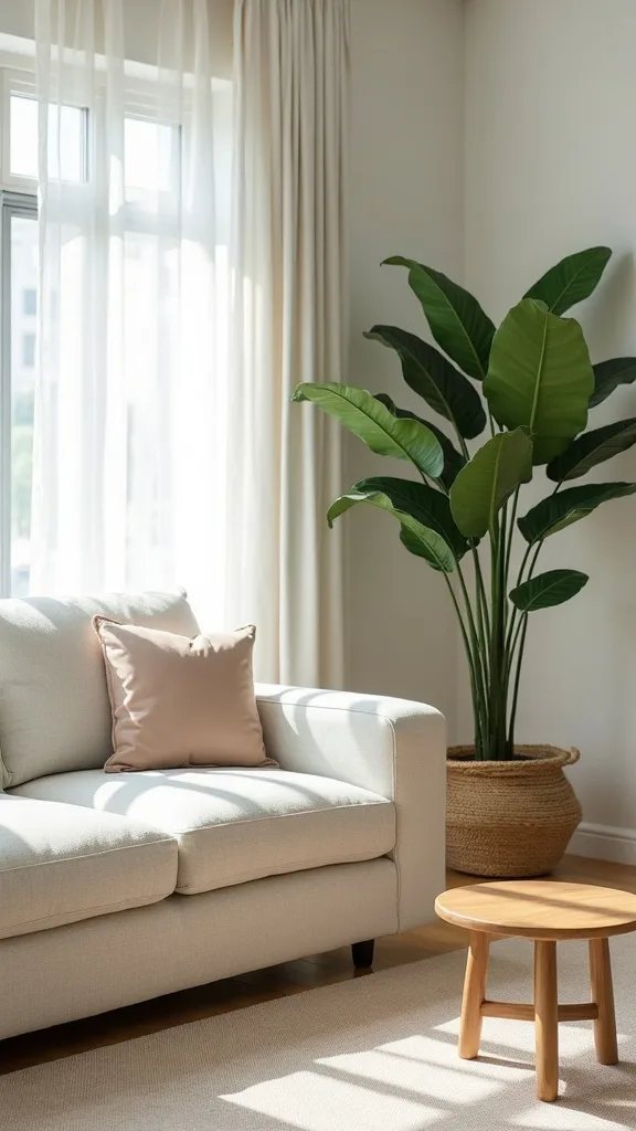 How do you add greenery without turning the room into a jungle?