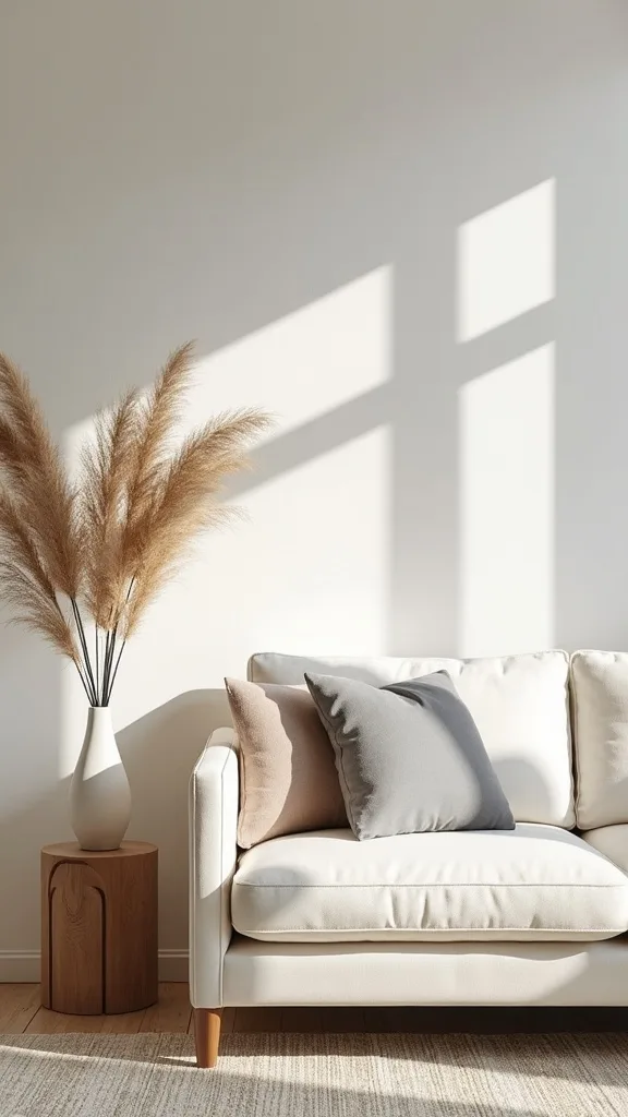 How do you add one statement piece while keeping the room calm?