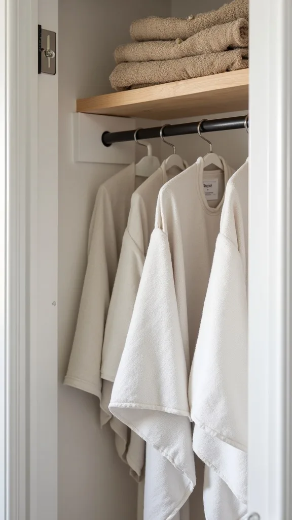 Where should cleaning rags and ‘not nice’ towels go?