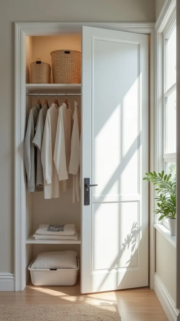 What’s the best way to use the back of the linen closet door?