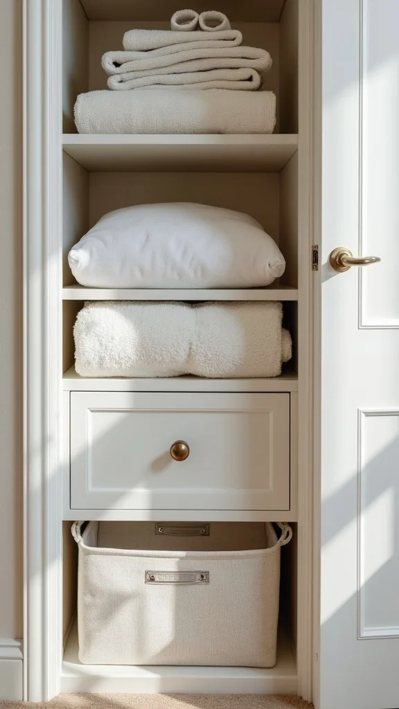 How can you use matching bins without wasting space?