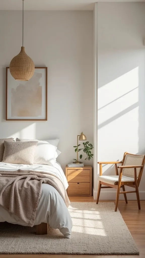 How do you choose a rug for a loft bedroom without chopping up the room?
