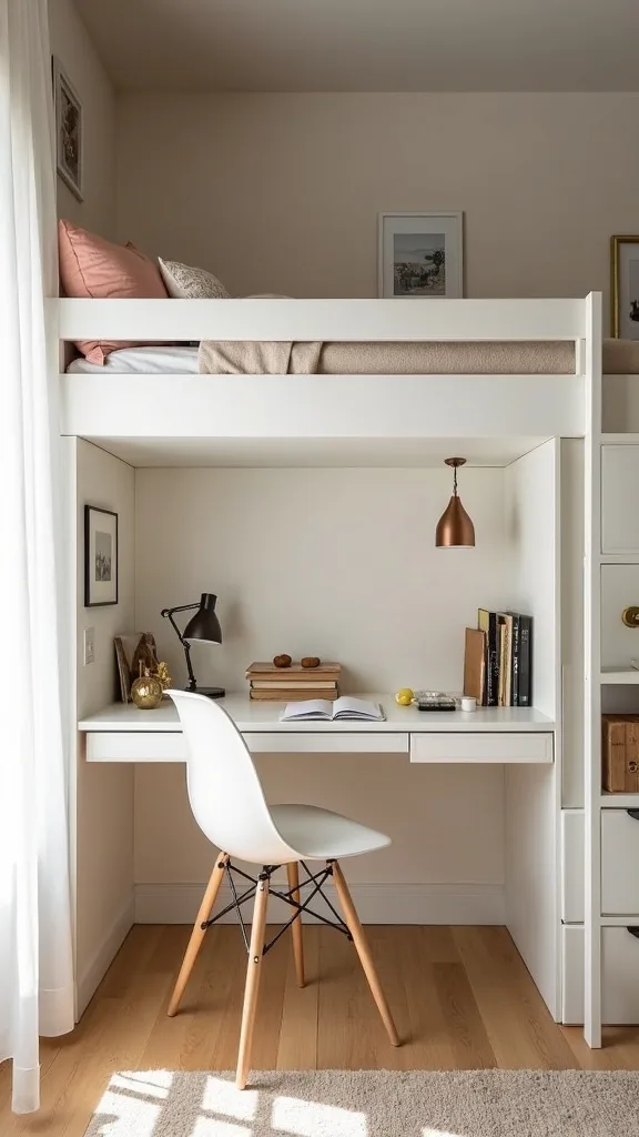 Can you fit a reading nook under a loft bed instead of a desk?