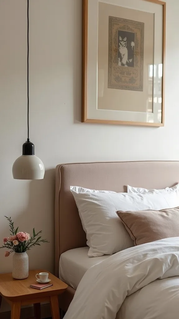 How do you organize cords and chargers so the room stays photo-ready?