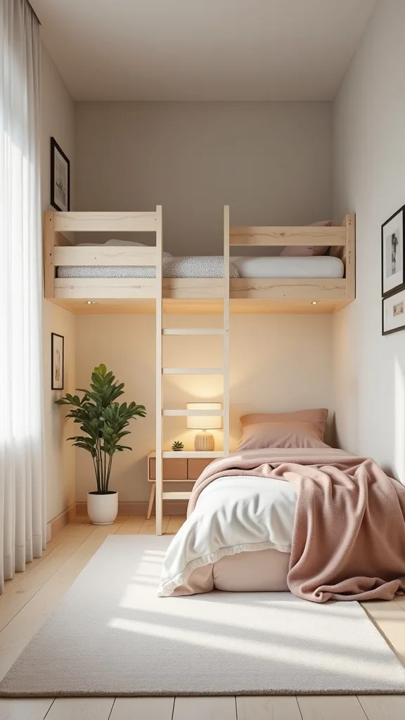 Can a loft bed work in a rental apartment without drilling into walls?