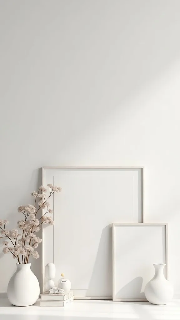 How do you use art in a monochromatic room without breaking the palette?