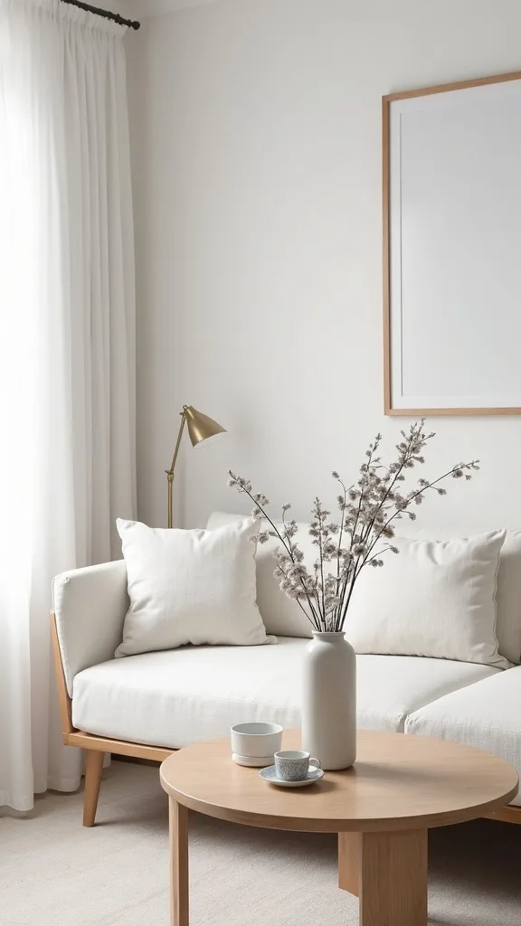 How do you make a small living room feel bigger using one color?