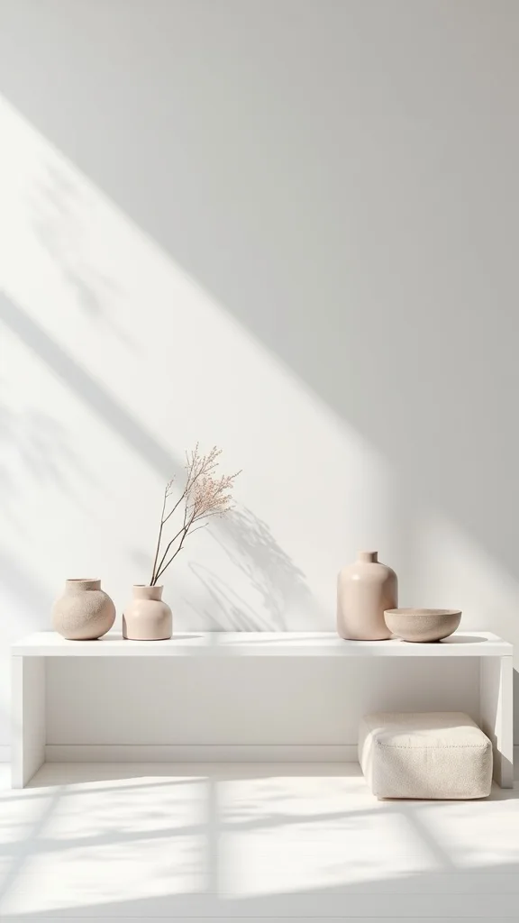 How do you keep a monochromatic room from looking flat?